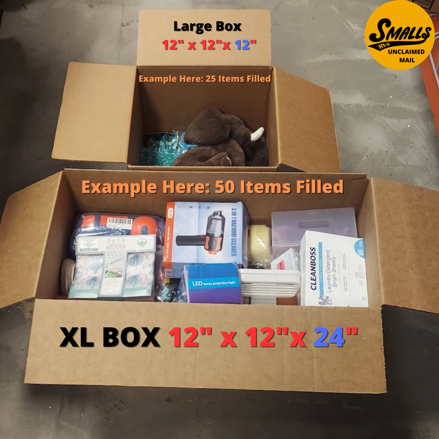 Unclaimed Mail Mystery LARGE Box  (15-30 items) MSRP $175+