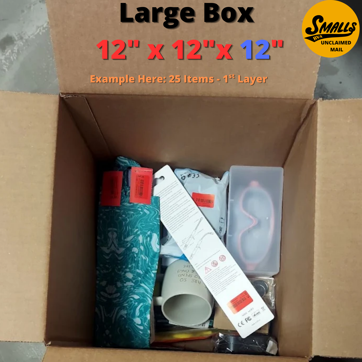 Unclaimed Mail Mystery LARGE Box  (15-30 items) MSRP $175+