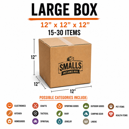 Unclaimed Mail Mystery LARGE Box  (15-30 items) MSRP $175+